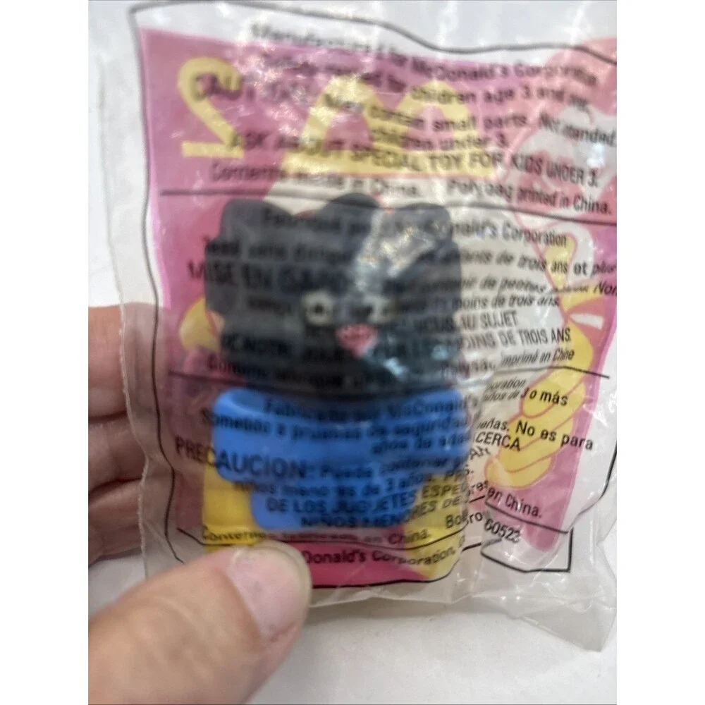 McDonalds Happy Meal Toy #2 Halloween Birdie Black Cat Candy Dispenser 1998